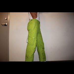 Vintage Lime Green SkiPants